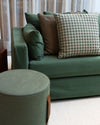 Almofada Maria 50X50 Xadrez Cozy cor Musgo