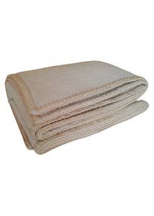  Peseira Super King Bordado Crochê July - Natural