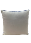 ALMOFADA MARIA - LINHO GALLIA STONADO VIVO LINHO 409 WASHED BASE MARFIM - VIVO MARINHO