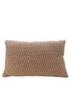 ALMOFADA SIMPLES 30X50- TRAMADO ZIZA COM COVER TERRA