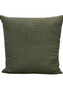 Almofada Pesponto Cross 50x50 Gallia Stonado cor Musgo