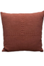 Almofada Pesponto Cross 50x50 Gallia Stonado cor Telha
