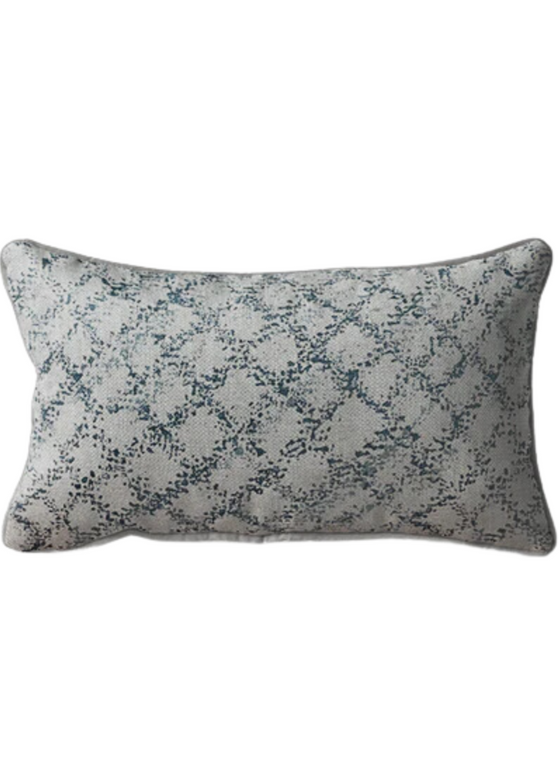 Almofada Maria Rim Entrelaços cor Azul
