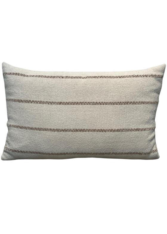 Almofada Simples 35x55 Lona Artesanal cor Rosa Seco