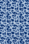 ALGODÃO AM PRIME ESTAMPADO GINKO MEGA AZUL MARINHO