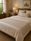 Peseira Queen 240x70 C/Manta + ACAB LILLA Camelo