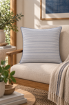 Almofada Maria - Listra mini washed marinho