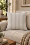 Almofada Maria Listra Horizontal - Bege