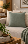 Almofada Maria 409 Washed Base Musgo - Vivo Natural