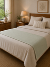 Peseira Casal 200x68 C/Manta + ACAB Lilla Verde Linden