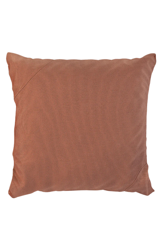 Almofada Costura Diagonal Linho 308 cor Old Rose