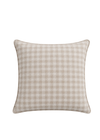 Almofada Maria Xadrez Cozy Bege