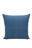 Almofada Pesponto Cross Gallia Stonado cor Azul Mar