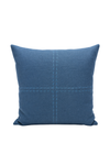 Almofada Pesponto Cross Gallia Stonado cor Azul Mar
