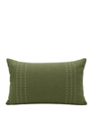 Almofada Pesponto - Linho 309 Washed Cores Musgo- Linha Cru