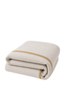 Colcha Brisa de Aconchego Queen 2,40 X 2,40 Natural Com Vivo Camelo