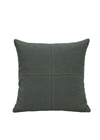 Almofada Pesponto Cross Linho Gallia cor Musgo