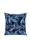 Almofada Simples Linho Folhagem Mirage Azul