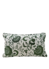 ALMOFADA MARIA COM VIVO LINHO 309 ESTAMPADO BASSANO VERDE FOLHA