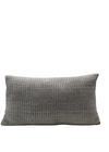 ALMOFADA SIMPLES GRUPO 04 TRICOT TWEED CINZA MESCLA