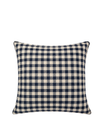 Almofada Maria Xadrez Cozy cor Marinho