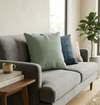 ALMOFADA DUE - F VELUDO BASIC PLUS EASY CLEAN V-LINHO 409 WASHED F-VERDE CELADON - V- VERDE BOTHANIC
