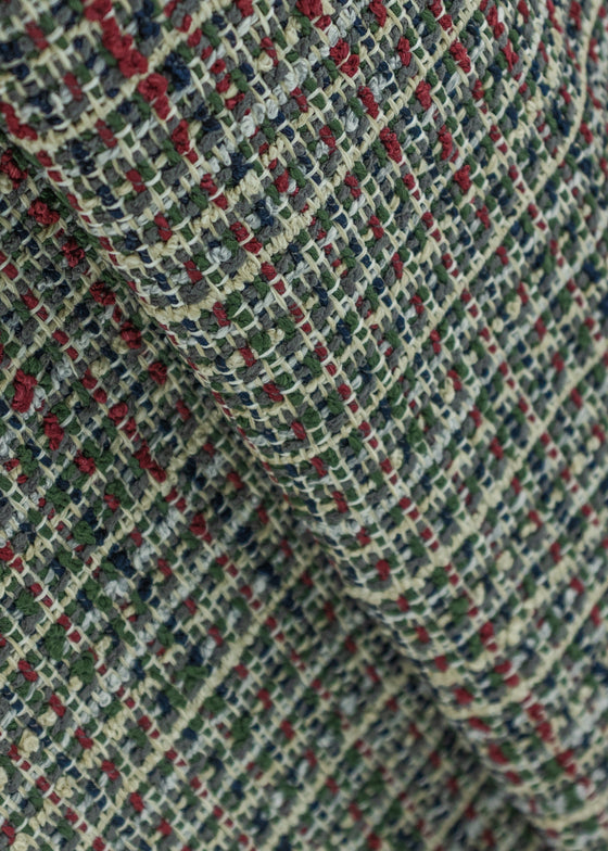 Tramado Una Vermelho/Verde