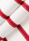 Tecido Listra única Horizontal cor Vermelho