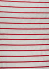 Tecido Listra única Horizontal cor Vermelho