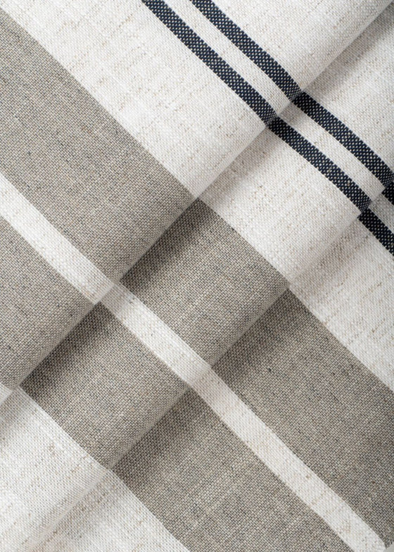 Tecido Listra Vintage Horizontal cor Marinho