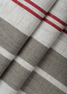  Tecido Listra Vintage Horizontal cor Vermelho