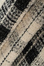 Tecido Xadrez Tweed cor Cru e Preto