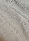 Tecido Linho 640 Washed Bordado Maria cor Branco