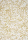 Linho 309 Estampado Flora Romântica Washed cor Camelo