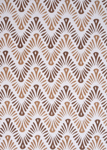  Algodão St Clair Estampado Delfos Washed cor Marrom Trufado