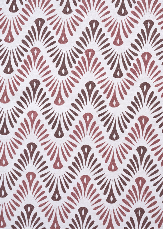 Algodão St Clair Estampado Delfos Washed cor Romã