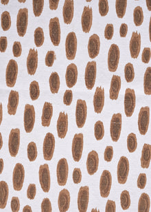  Algodão St Clair Estampado Novo Poá Washed cor Marrom Trufado