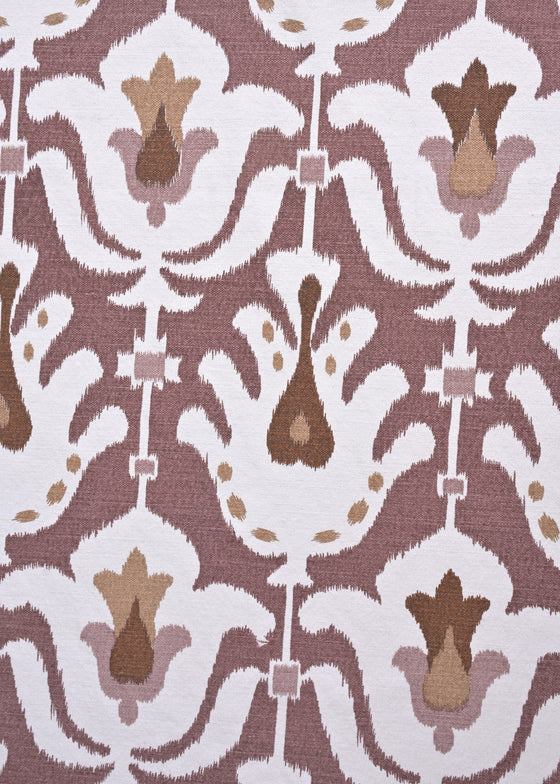 Algodão St Clair Washed Sumatra cor Romã/Mousse/Marrom Trufado