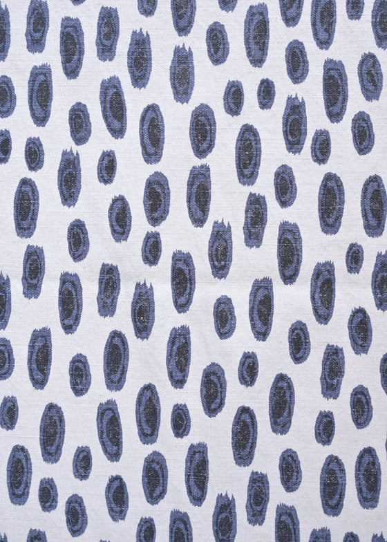 Algodão St Clair Estampado Novo Poá Washed cor Marinho