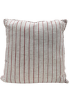 Almofada Maria - Listra Pesponto Horizontal Vermelho