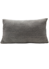 Almofada Simples Grupo 04 Tricot Tweed Cinza Mescla