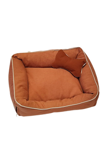  Cama de cachorro tamanho P - lona coutry cor telha