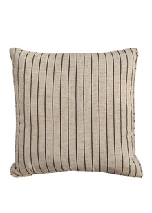  Almofada Estampa 50x50 Listra Pesponto cor Marinho